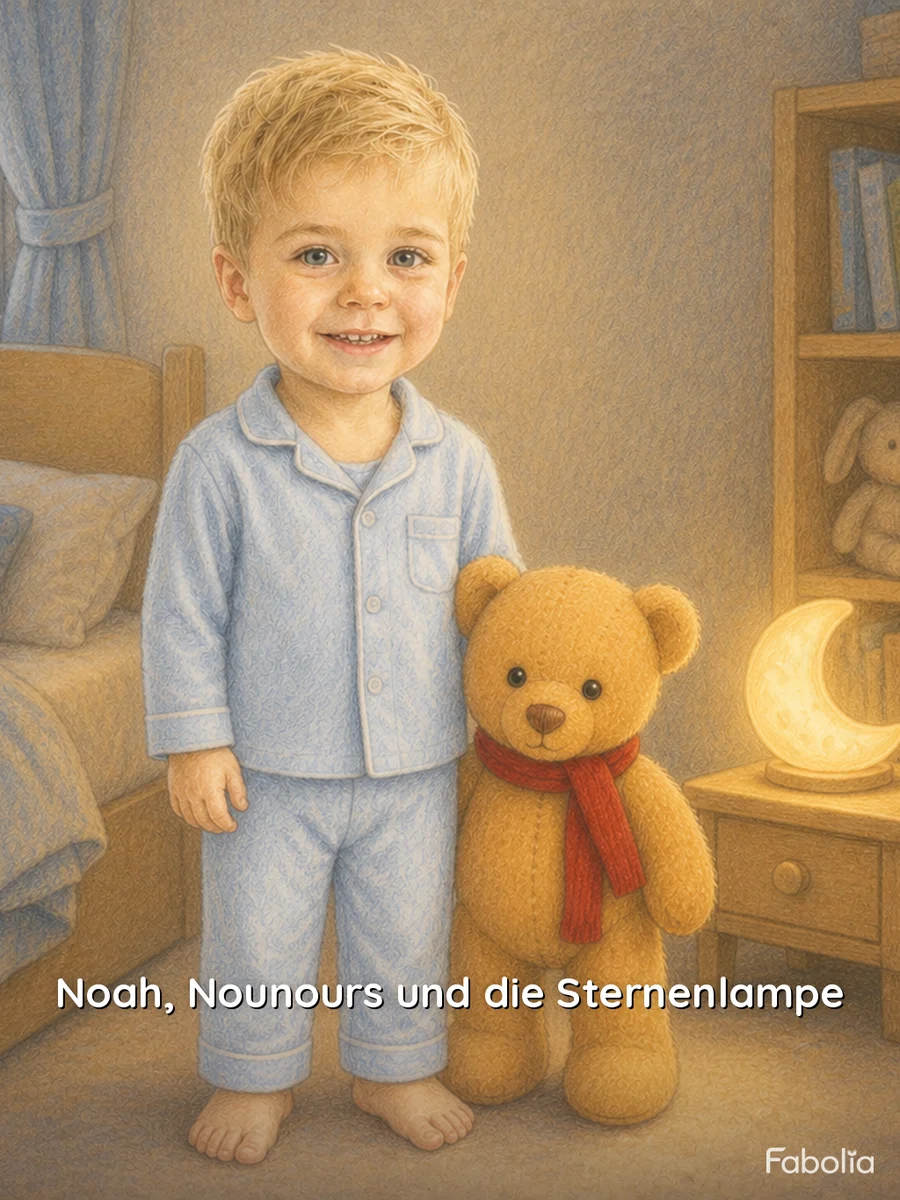 Buchcover · Noah, Nounours und die Sternenlampe